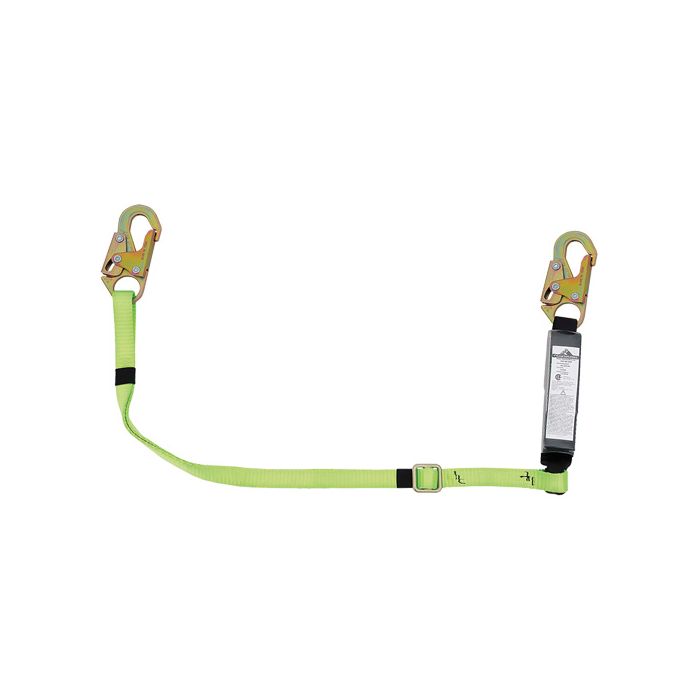 Adjustable Shock Absorbing Lanyard