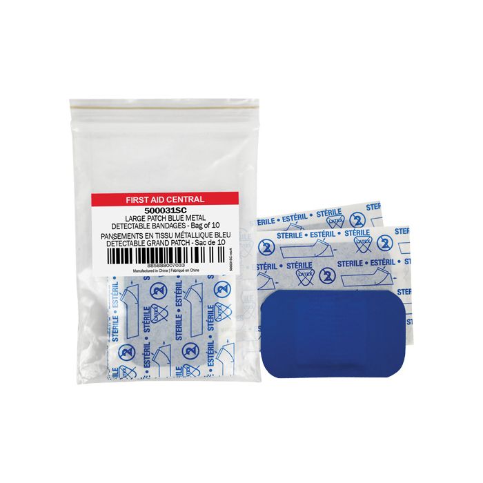 Blue Adhesive Bandages