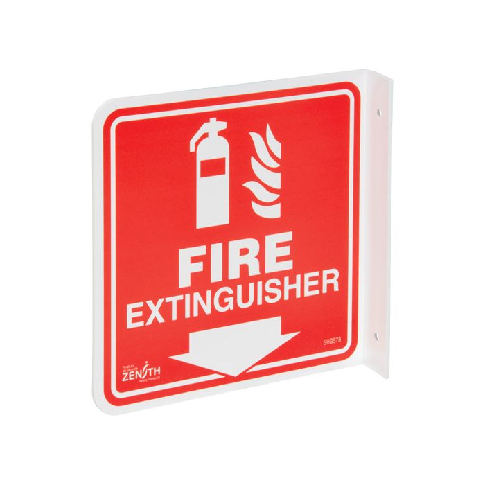 90° Projecting "Fire Extinguisher" Sign