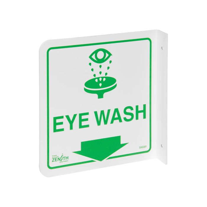 90° Projecting "Eye Wash" Sign