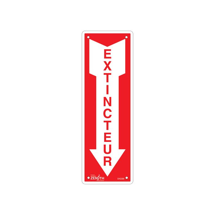 "Extincteur" Sign