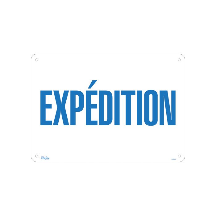 "Expédition" Sign