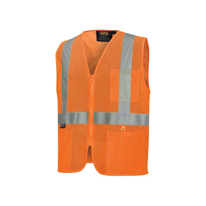 Flame-Resistant Mesh Safety Vest