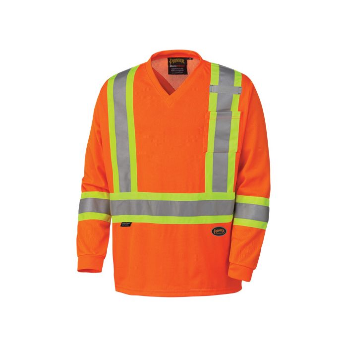 Traffic Micro Mesh Long-Sleeved Safety Shirt