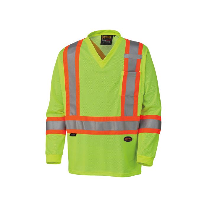Traffic Micro Mesh Long-Sleeved Safety Shirt