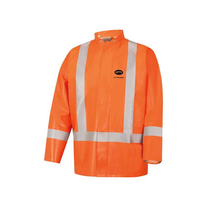 Super Heavy-Duty FR/Arc Resistant Safety Rain Jacket