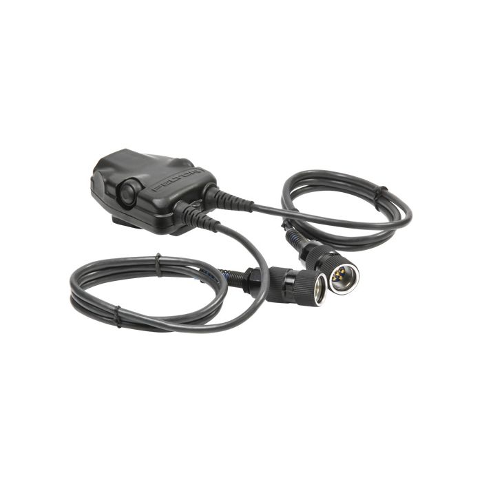 PELTOR™ DUAL Push-To-Talk Adapter for Military Radios with 6-PIN MIL-C-55116 Connector