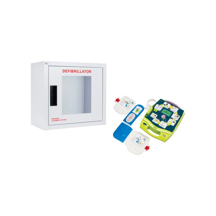 AED Plus® Defibrillator & Wall Cabinet Kit