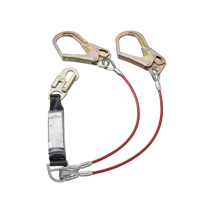 PVC-Coated Shock Absorbing Lanyard