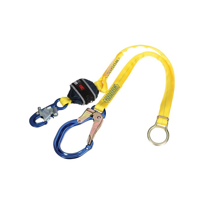 Tie-Back Web Shock-Absorbing Lanyard