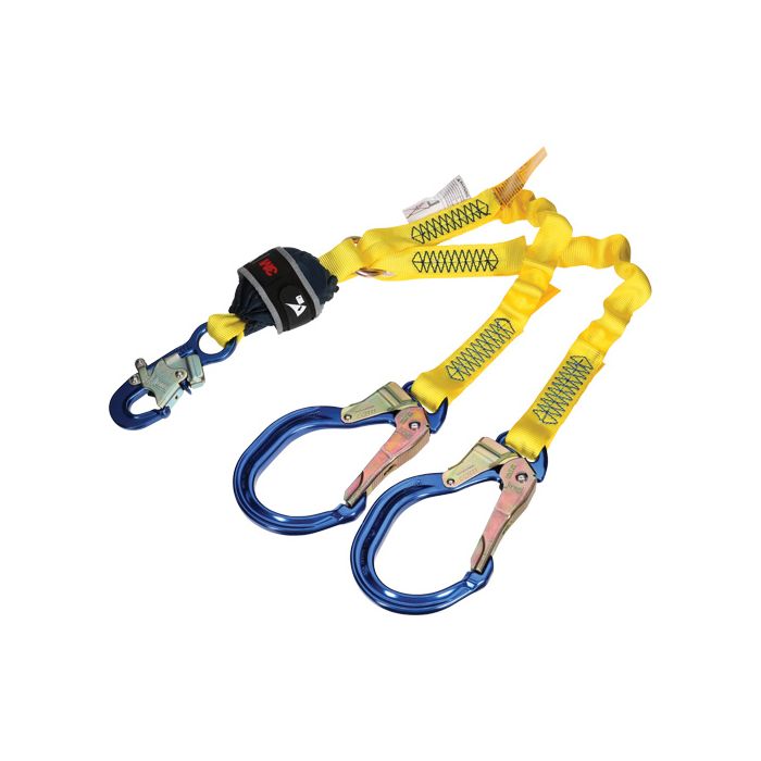 Twin-Leg Stretch Web Shock-Absorbing Lanyard