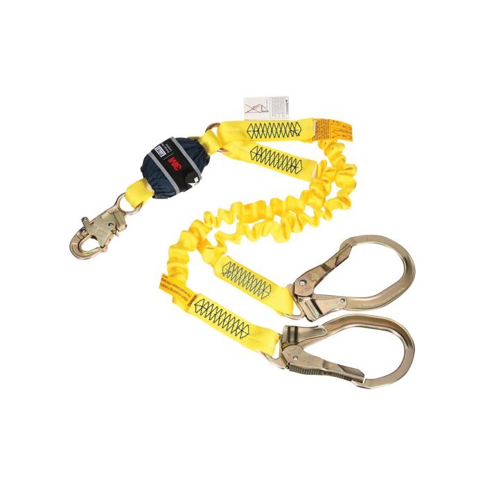 Twin-Leg Stretch Web Shock-Absorbing Lanyard