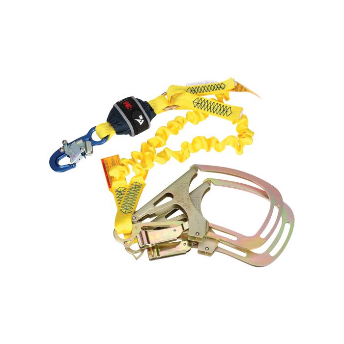 Twin-Leg Stretch Web Shock-Absorbing Lanyard