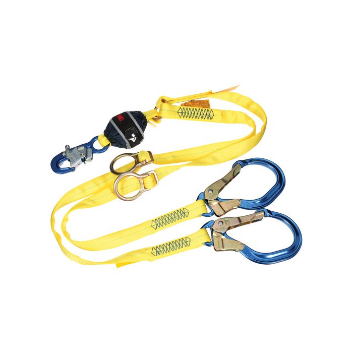 Twin-Leg Tie-Back Web Shock-Absorbing Lanyard