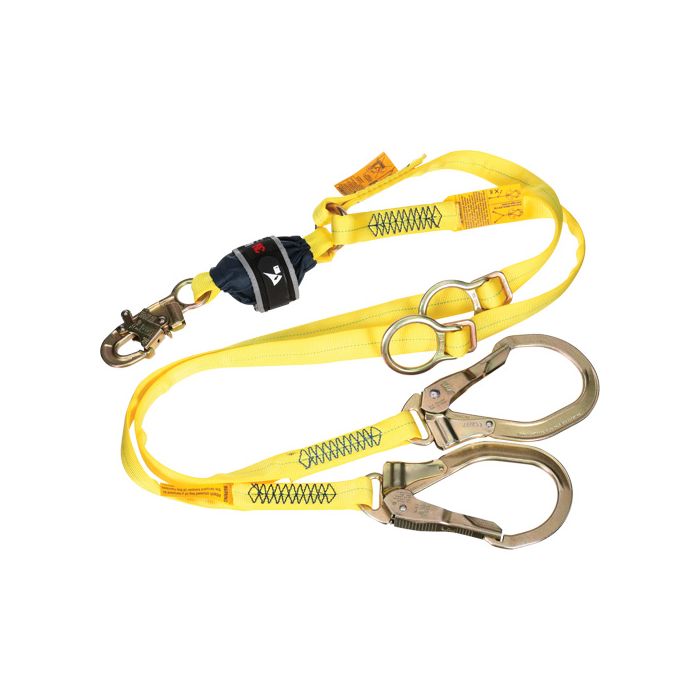 Twin-Leg Tie-Back Web Shock-Absorbing Lanyard