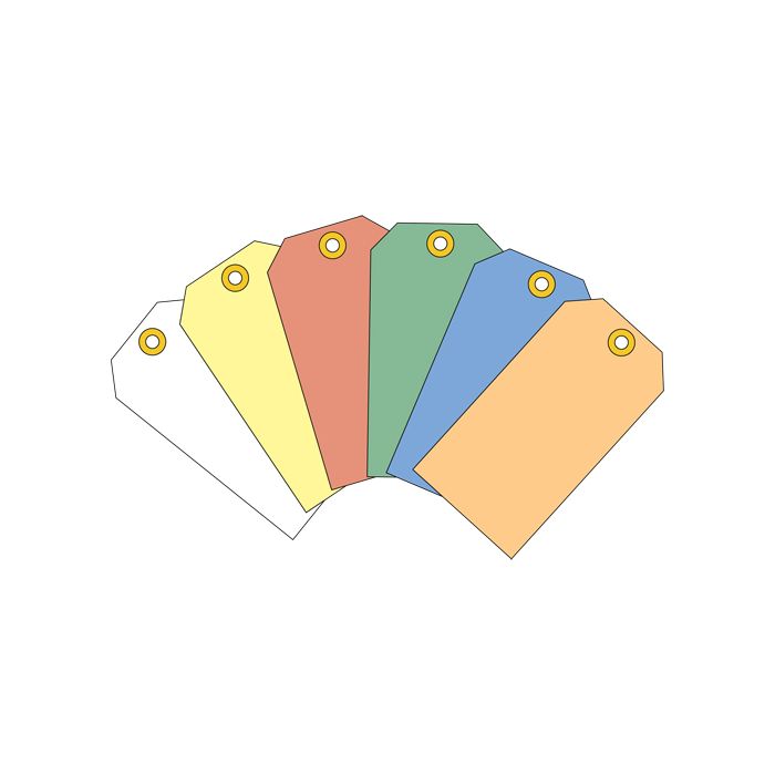 Coloured Blank Tags