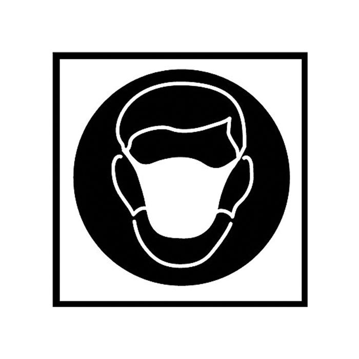 Right to Know Pictogram Labels - Dust Mask