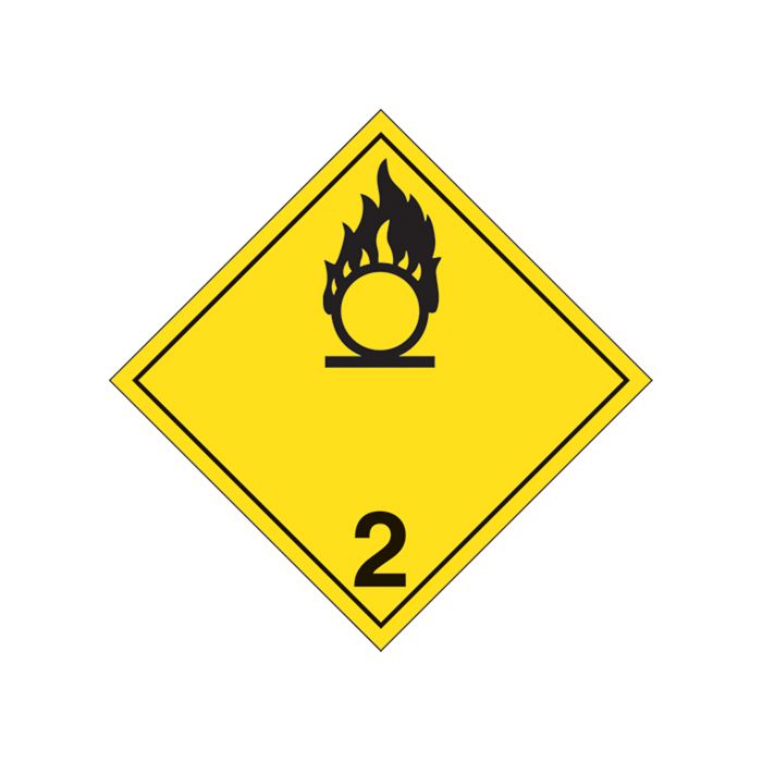 Oxidizing Gases TDG Placard