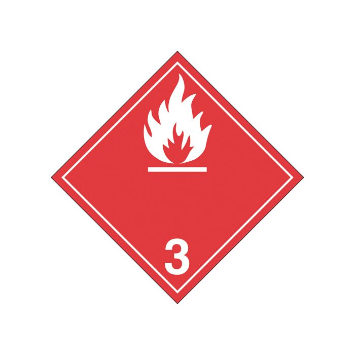 Flammable Liquids TDG Placard