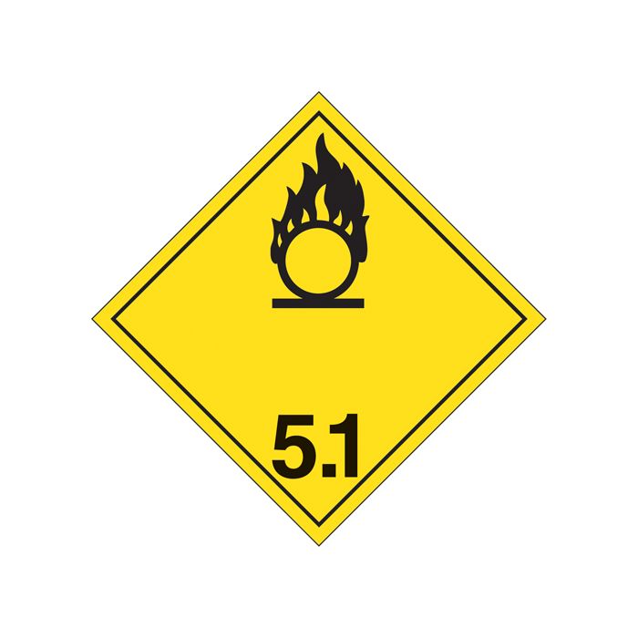 Oxidizer TDG Placard