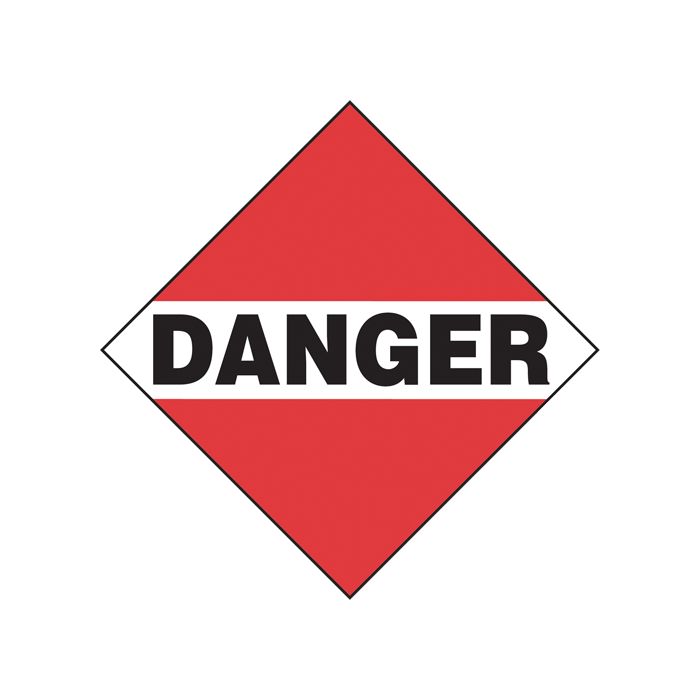 Danger Mixed Load TDG Placard