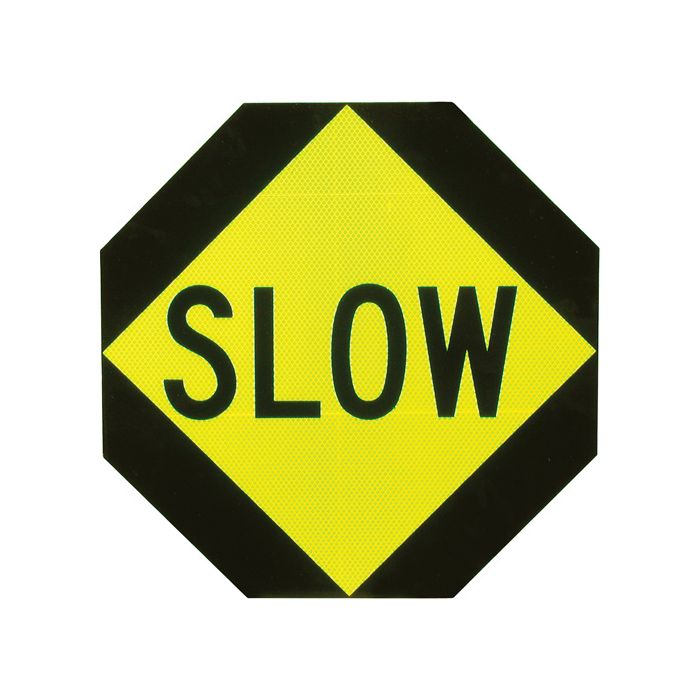 Double-Sided "Stop/Slow" Traffic Control Sign