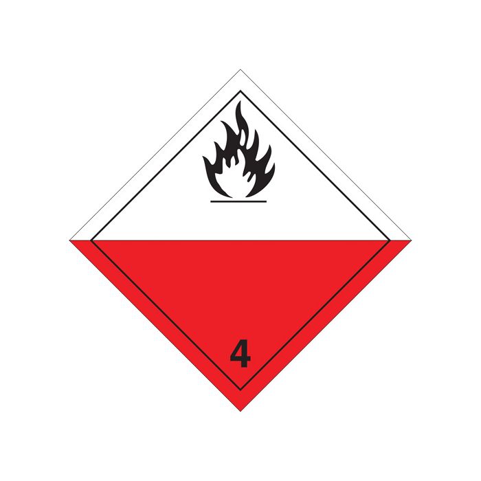 Spontaneous Combustibles TDG Placard