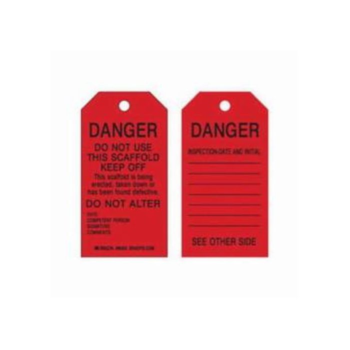 Scaffold Safety Tags