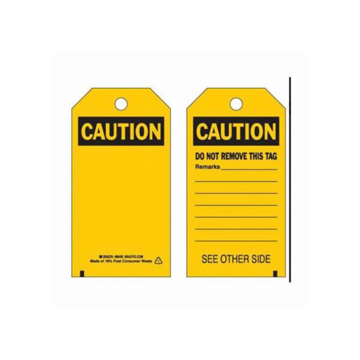 Self-Laminating Safety Tags