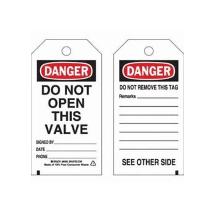 Self-Laminating Safety Tags