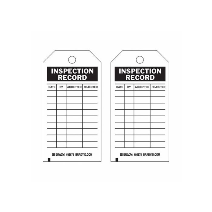 Inspection Record Tags