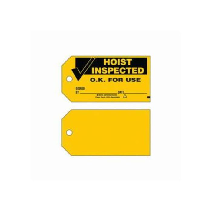 "Hoist Inspected" Tags