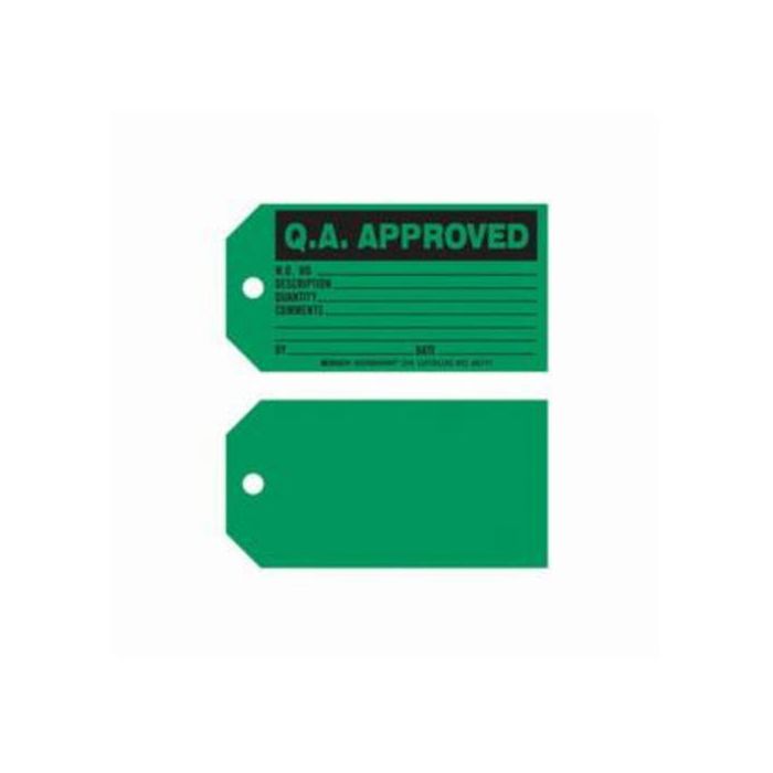 "Q.A. Approved" Production Tags