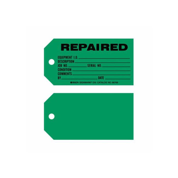 Product Maintenance Tags