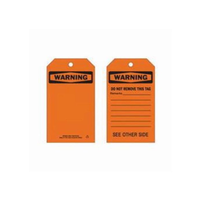 Self-Laminating Safety Tags