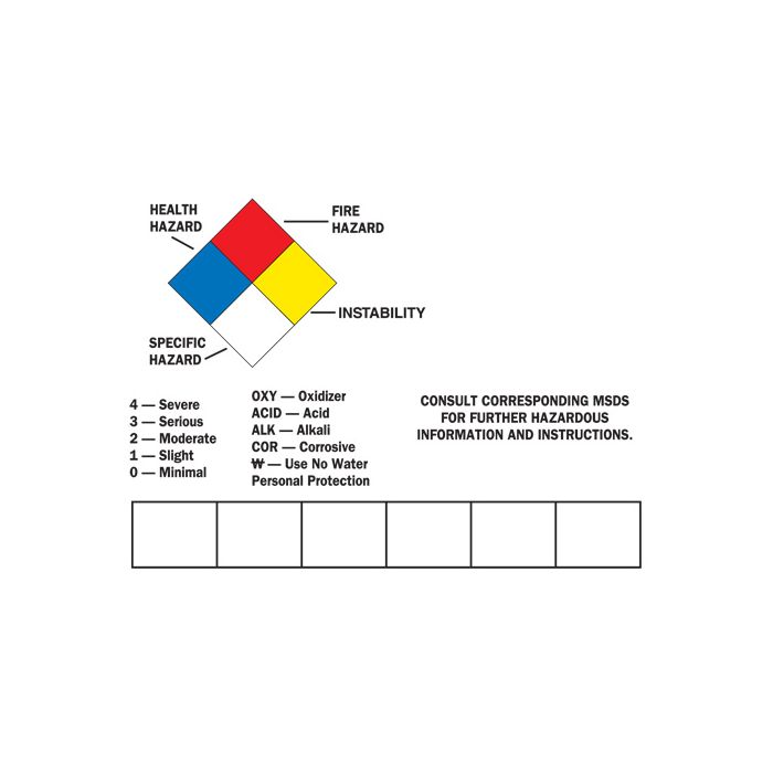 Blank Write-On Container Label