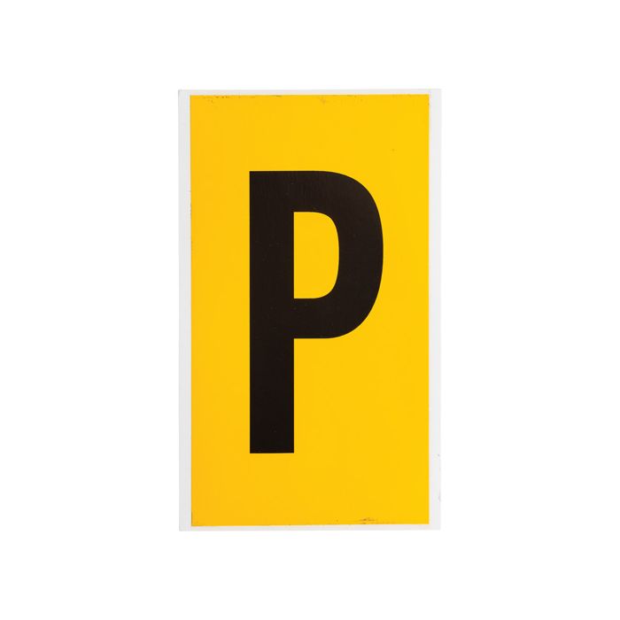 Individual Number & Letter Label