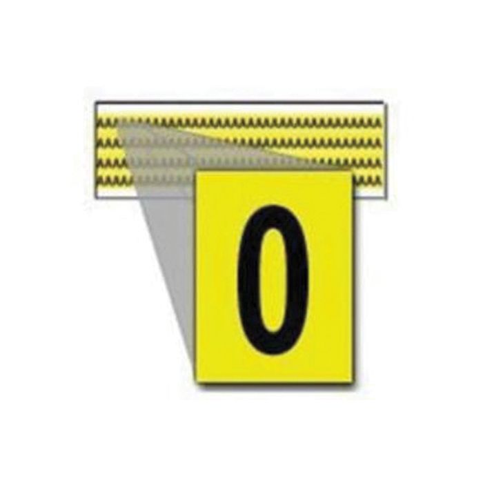 Repositionable Individual Number and Letter Labels