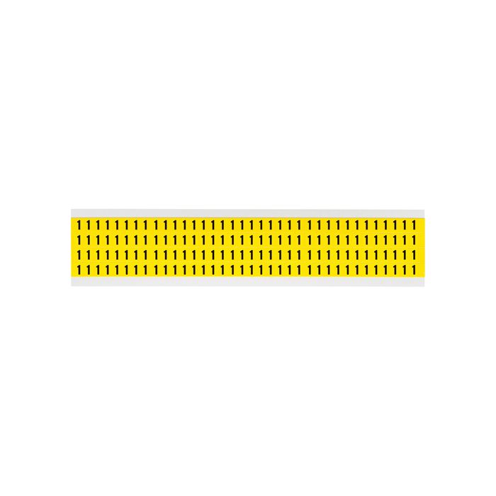 Repositionable Individual Number and Letter Labels