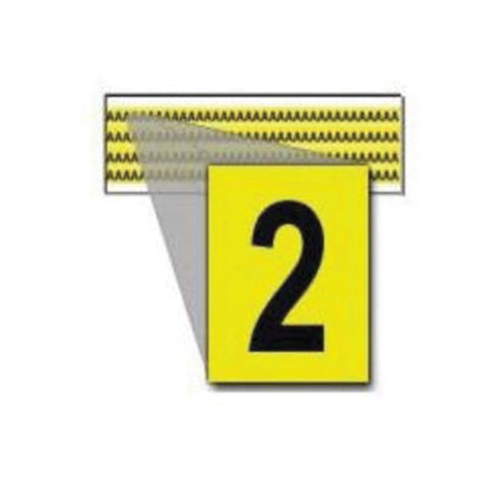 Repositionable Individual Number and Letter Labels