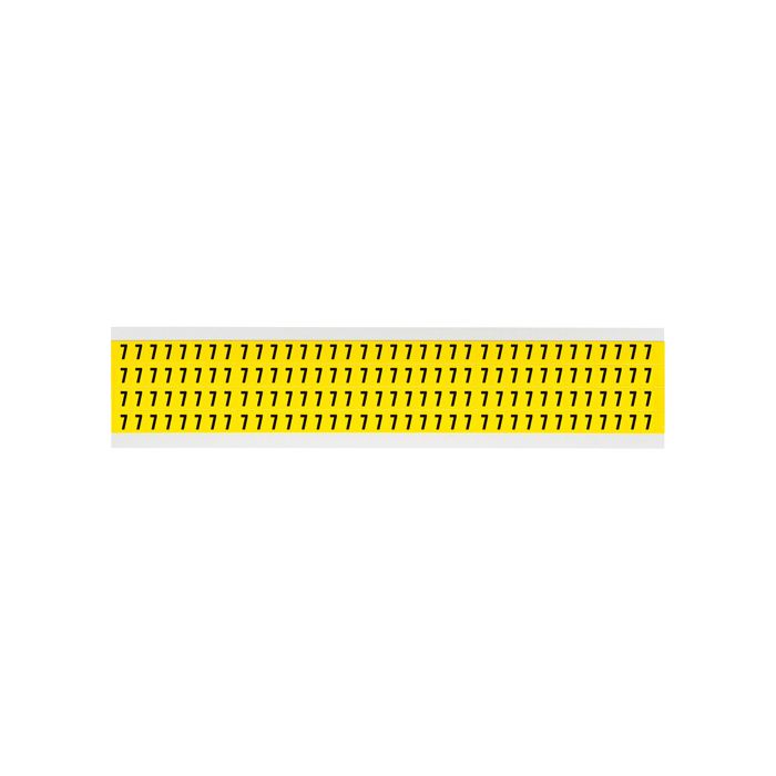 Repositionable Individual Number and Letter Label