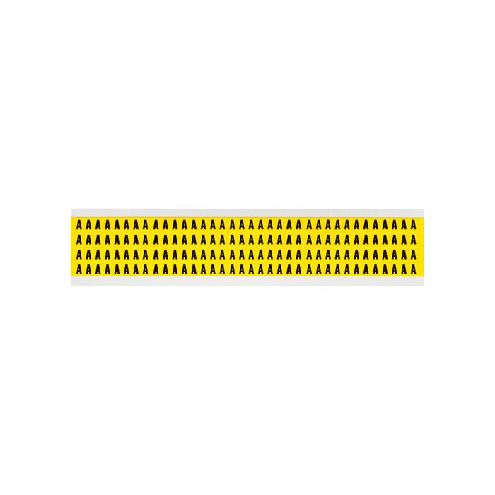 Repositionable Individual Number and Letter Labels