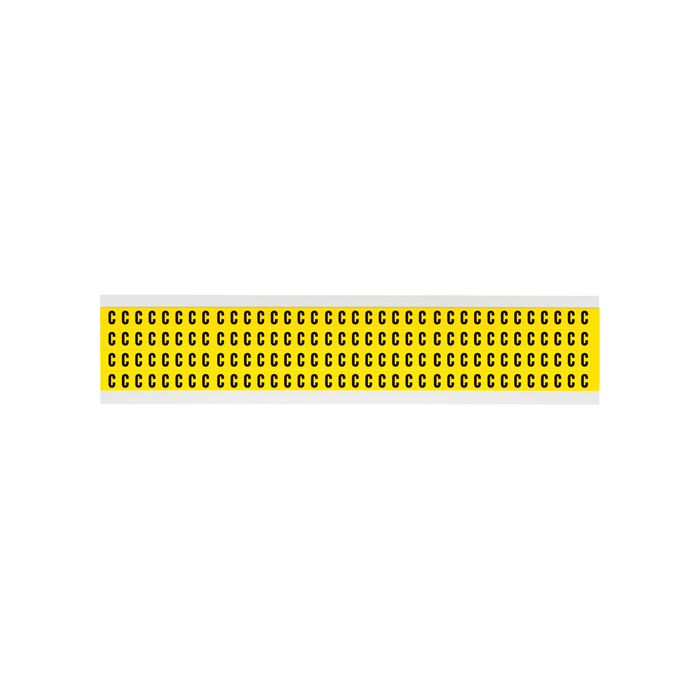 Repositionable Individual Number and Letter Labels