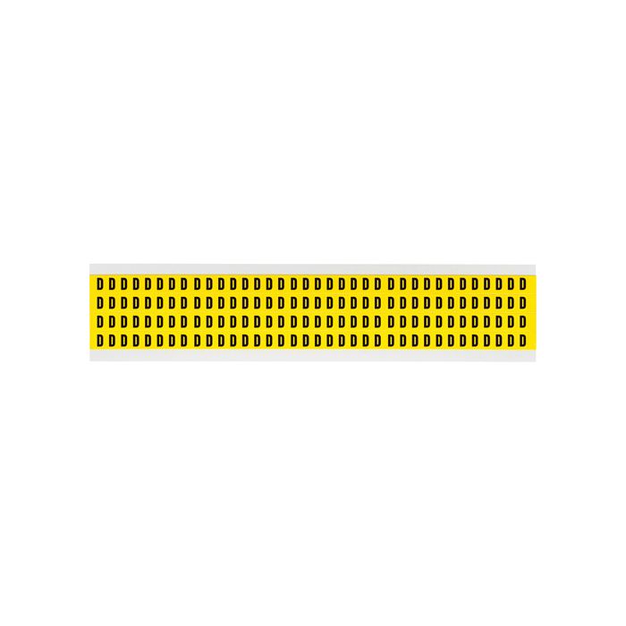 Repositionable Individual Number and Letter Labels