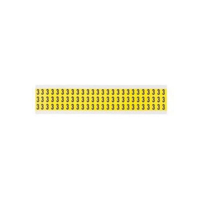 Repositionable Individual Number and Letter Labels