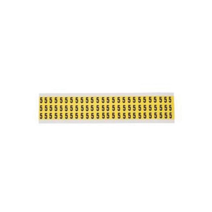 Repositionable Individual Number and Letter Labels