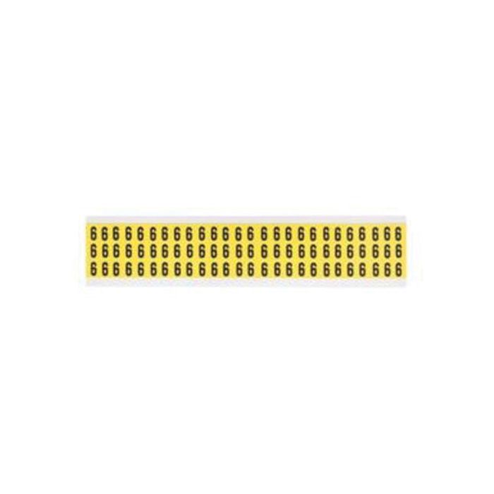 Repositionable Individual Number and Letter Labels