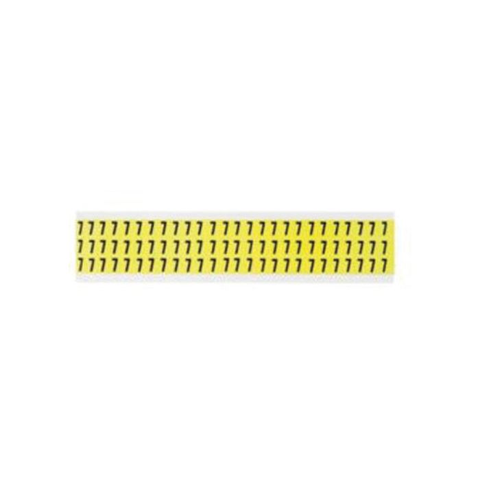 Repositionable Individual Number and Letter Label