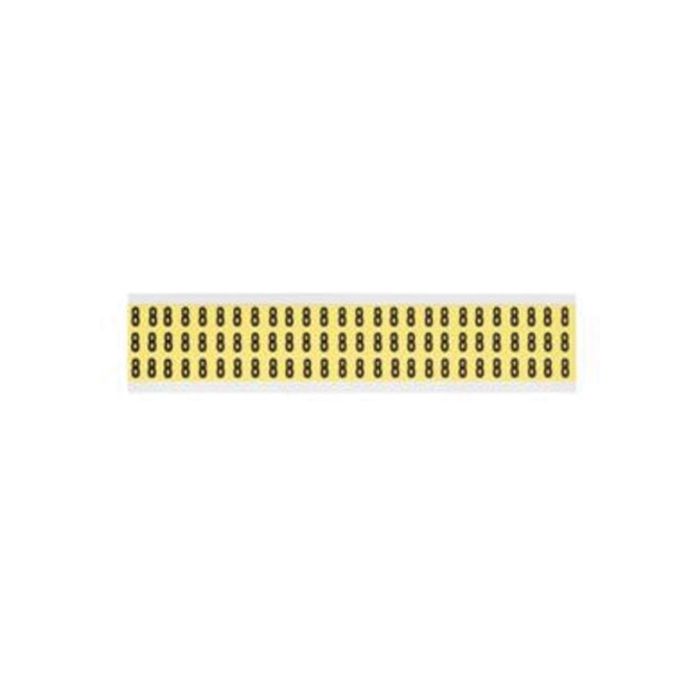Repositionable Individual Number and Letter Labels