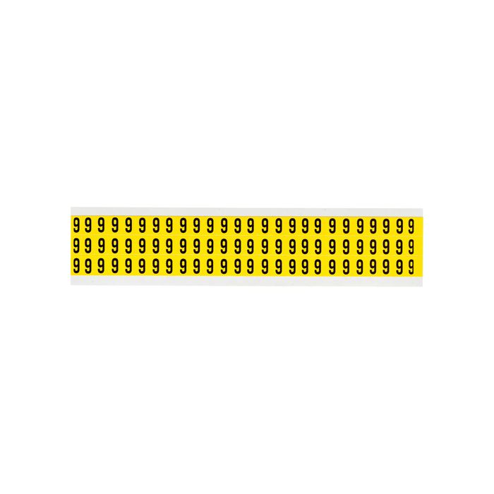 Repositionable Individual Number and Letter Labels